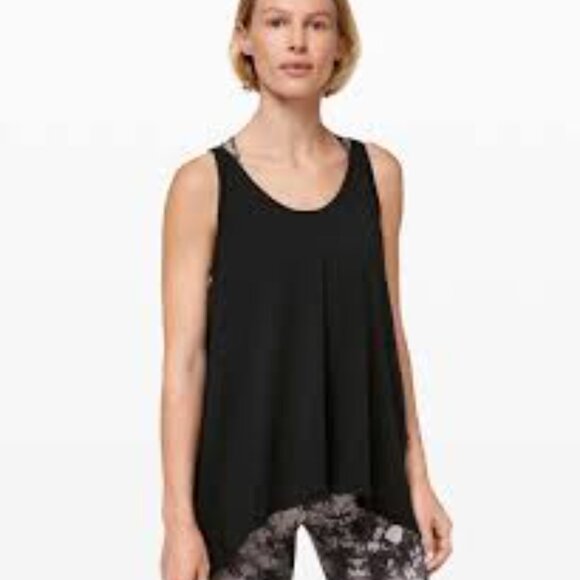 lululemon athletica Tops - LULULEMON  Open Ends Tank black size 4 excellent condition